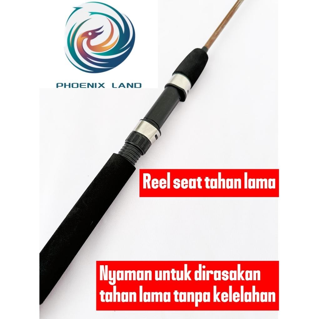Unik Merek Terkenal Phoenix Pancing Luya Joran Pancing Spinning  120Cm 135Cm |150Cm  165Cm 180Cm 210