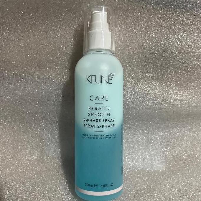 BEBAS ONGKIR - KEUNE | Care Keratin Smooth 2-Phase Spray, 200 ml Nutrisi Rambut Kering Haircare Pera