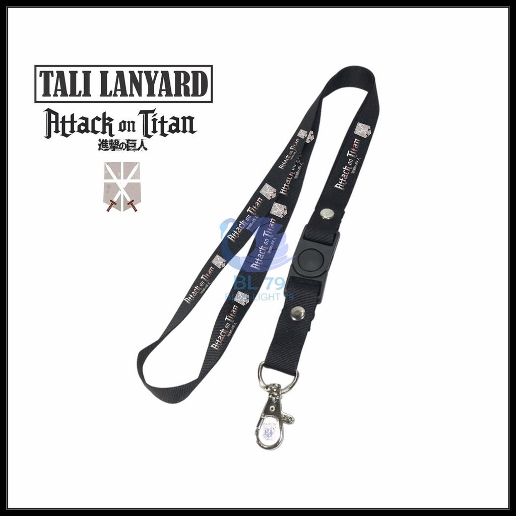 

TALI LANYARD AOT ATTACK ON TITAN | SINGEKI NO KYOJIN LOGO LANYARD ANIME AOT TEAM MILITARY POLICE SCOUTING LEGION GARRISON STATIONARY TROOPS GANTUNGAN ID CARD/GANTUNGAN KUNCI/GANTUNGAN HP BEST SELLER