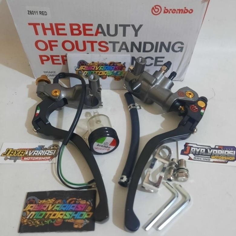 HANDLE MASTER REM BRCMBO RCS 18 IZUMI ASSY RED,BLUE,& GOLD SERIES 1SET KANAN KIRI KOPLING + 1 TABUNG