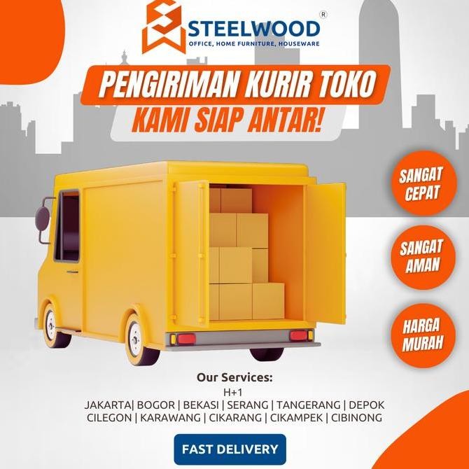 

STEELWOOD || LEMARI KAYU RAK BUKU/LEMARI BUKU RANGKA BESI/LEMARI MINIMALIS/LEMARI KAYU SERBAGUNA Kualitas Original