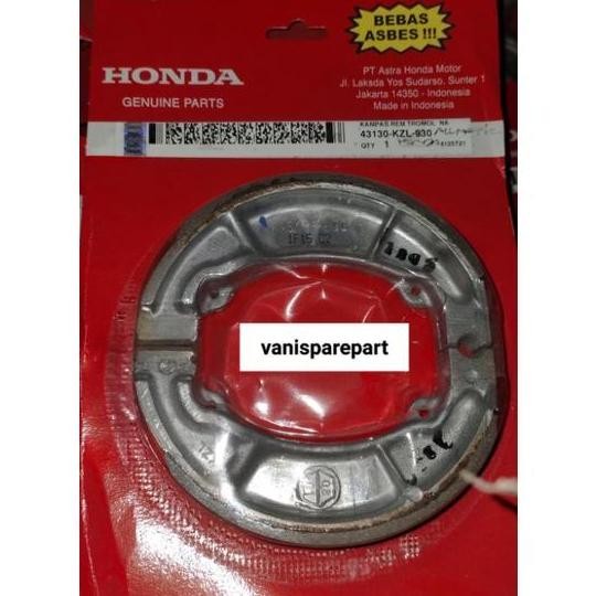 Promo KAMPAS REM TROMOL BELAKANG KZL VARIO BEAT SCOOPY SPACY BEAT POP BEAT ESP VERZA ORIGINAL HONDA 