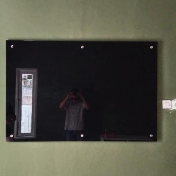 

Glassboard Hitam UK 100x160 cm Kualitas Original