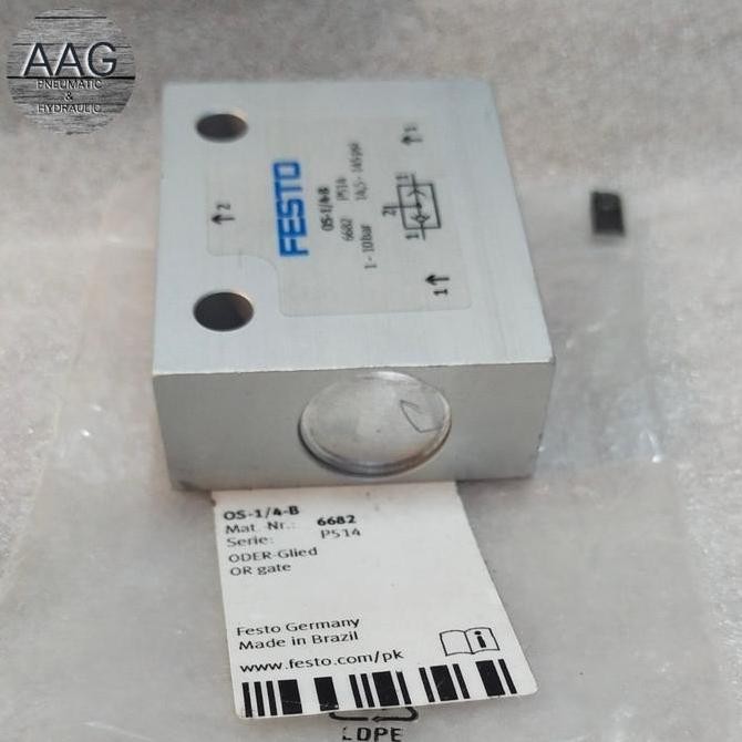 

OR GATE FESTO OS-1/4-B 6682 Kualitas Original