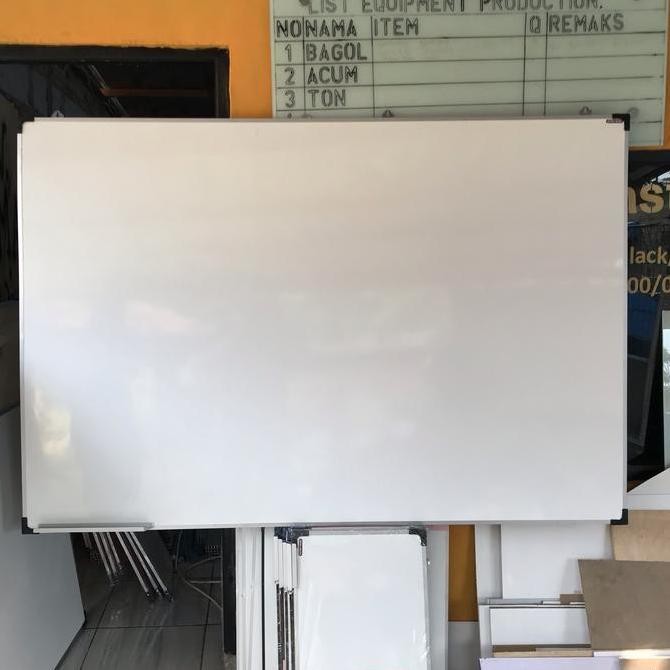 

Whiteboard gantung 100x150 magnetic Kualitas Original