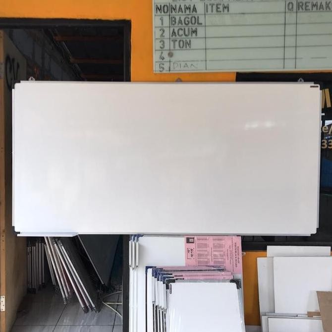 

whiteboard gantung magnetic 90x180 Kualitas Original
