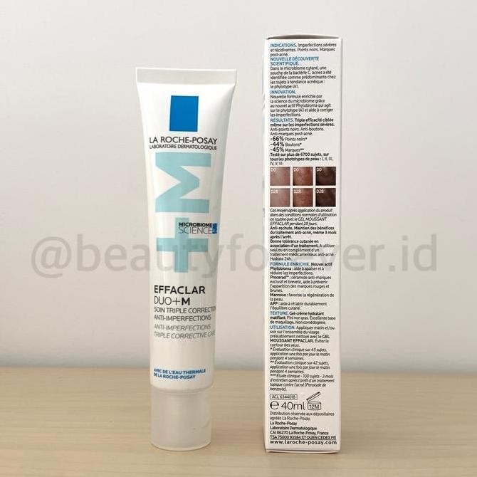 

EFFACLAR DUO+ M TRIPLE CORRECTION ANTI-IMPERFECTIONS 40ml Kualitas Original