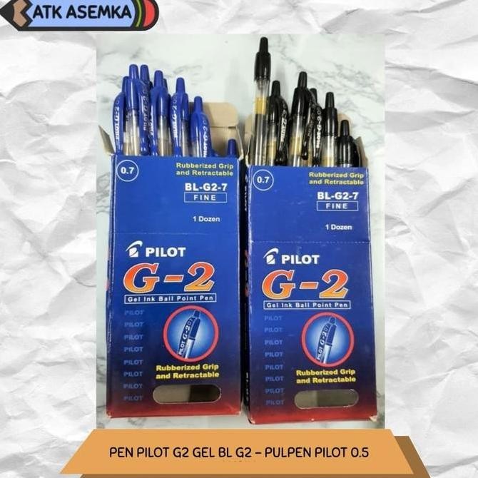 

PEN PILOT G2 GEL BL G2 - PULPEN PILOT 0.5 LUSIN Kualitas Original