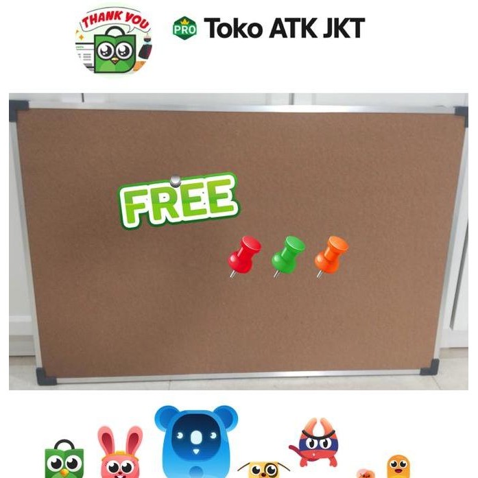 

Softboard 45x60 cm Polos Papan Pin Mading Gantung Soft Board EcoSave ( Papan Mading Pin Board Papan Tusuk Pengumuman Tempel 1 Muka 1 Sisi EcoSave ) Kualitas Original