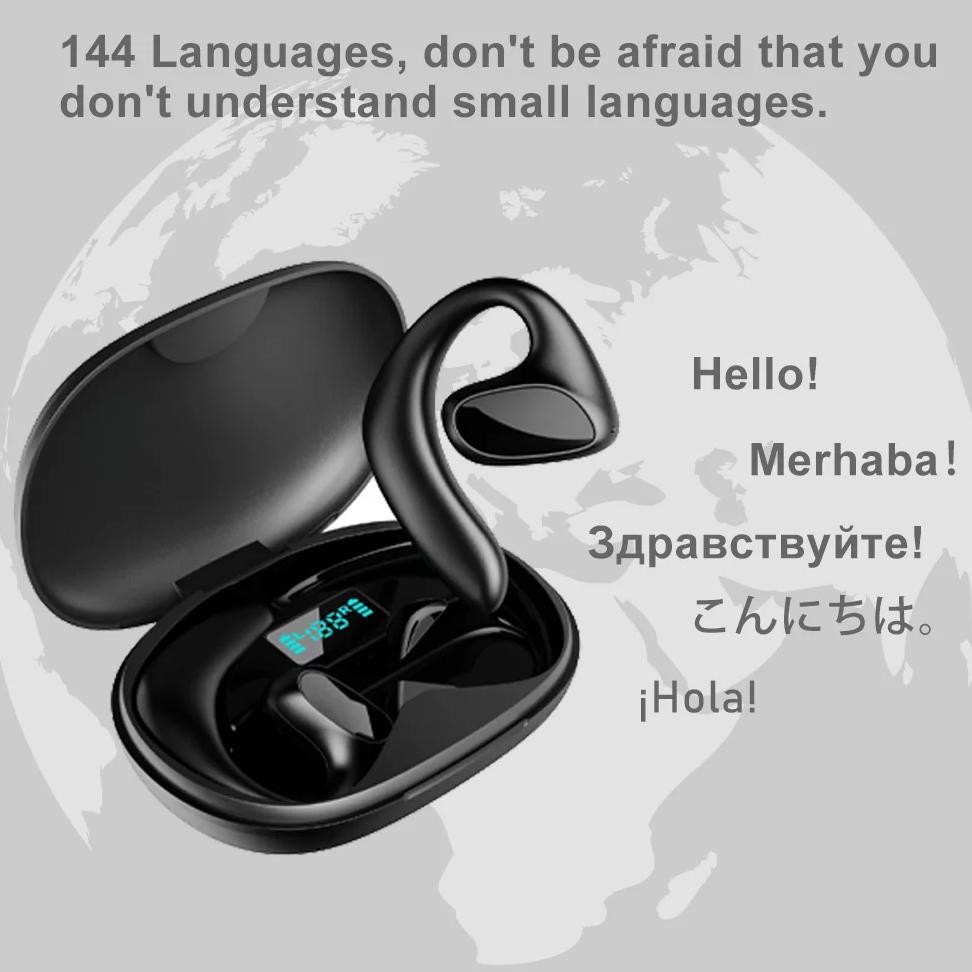 

M8 translation headset Wireless BT translation headset 144 languages instant translation intelligent voice translation machine