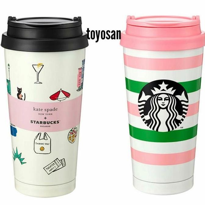Starbucks Tumbler Stainless Steel Elma Grade - Kate Spade