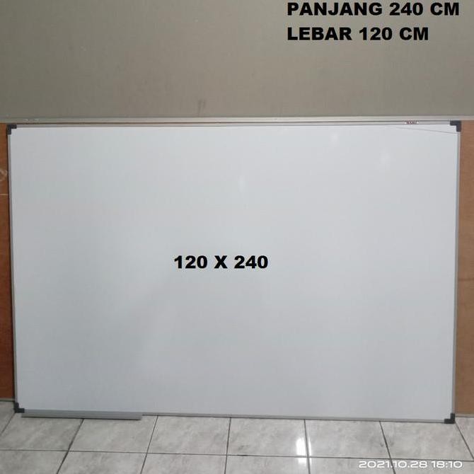 

whiteboard bisa di tempel pin magnet 120x240 cm Kualitas Original