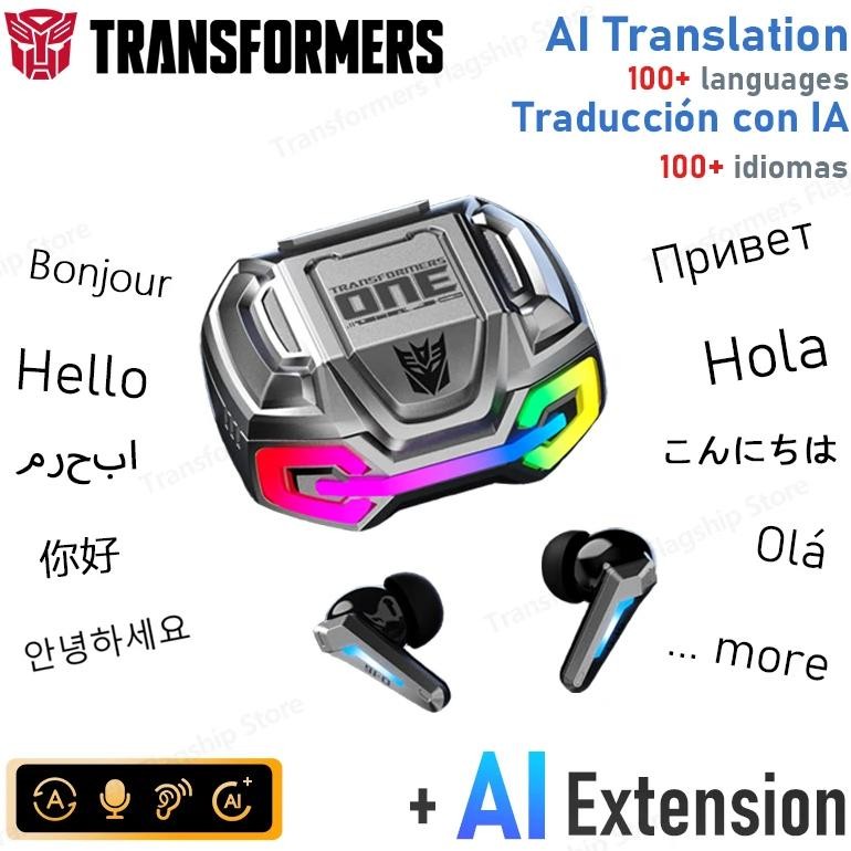 

AI Earphones TRANSFORMERS TF-T22 Bluetooth Earphones Wireless Translator AI Chat Headphones Travel Office HD Call Earpods Choice