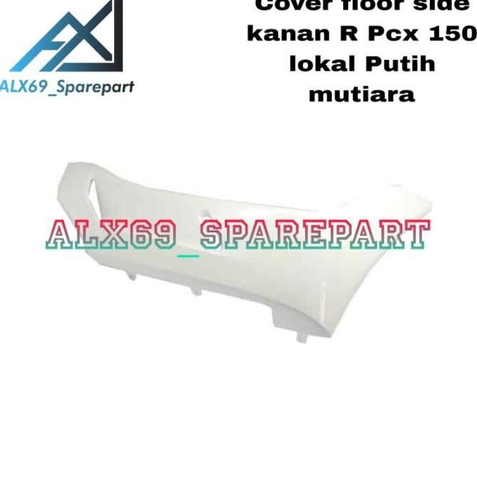 Cover Body bawah Kanan Kiri Floor Putih PCX 150 lokal K97 Kualitas Original