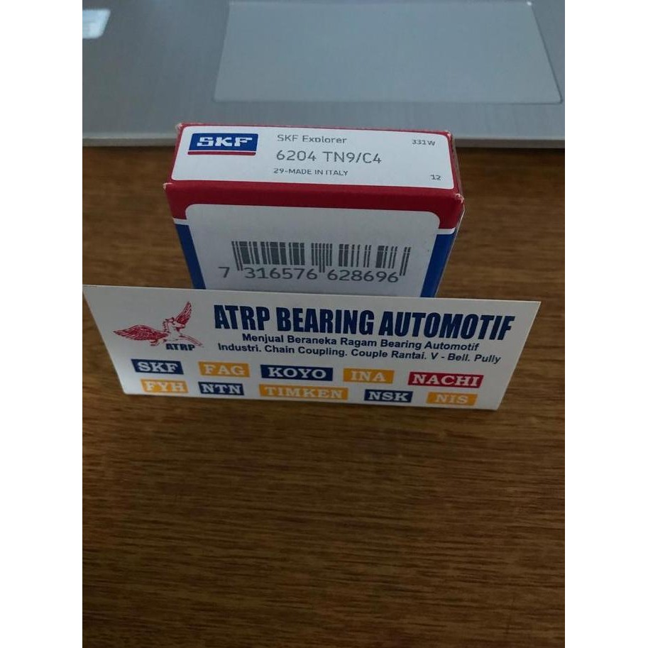 BALL BEARING 6204 TN9/C4 SKF