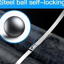 

Per 50 pcs Cable Ties Straps Stainless 19 x 400 mm Kabel Tis Tali Plat Kualitas Original