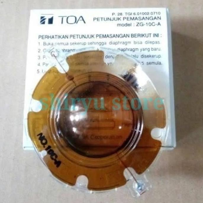 Promo Spul Corong TOA ZH-2015 ZH-4015 ZH-625 S SM Diaphragm ZR-2230W ZG-10CA COD