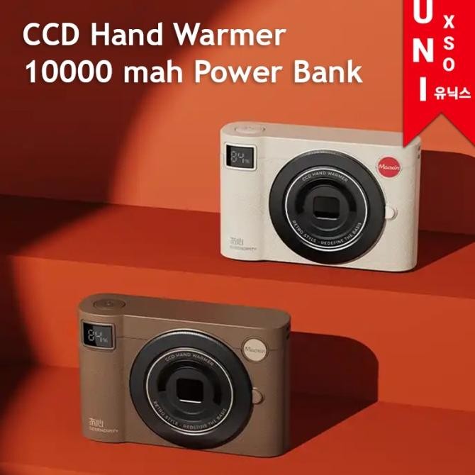 Unixso CCD Camera Powerbank 10000 mah Portable Travel Safe Hand Warmer Kualitas Original