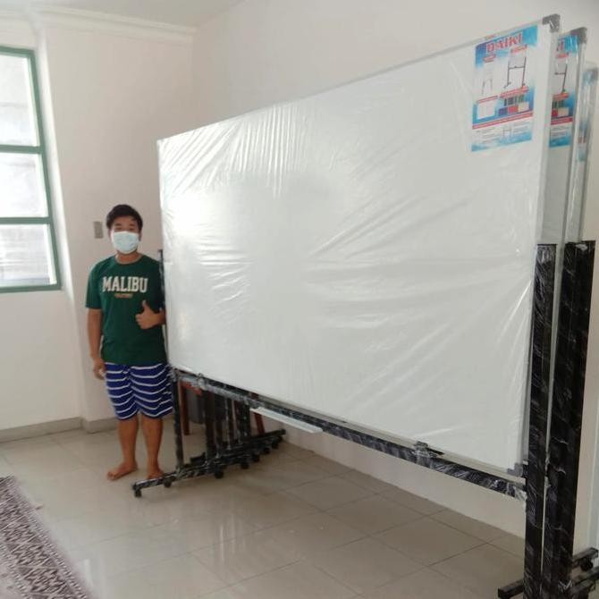 

Papan tulis DAIKI Magnetic 120x240 Cm Single Face stand Kualitas Original