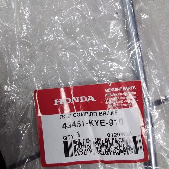 Promo ROD COMP RR BRAKE TUAS REM BELAKANG VERZA NEW MEGA PRO 43451KYE910 COD