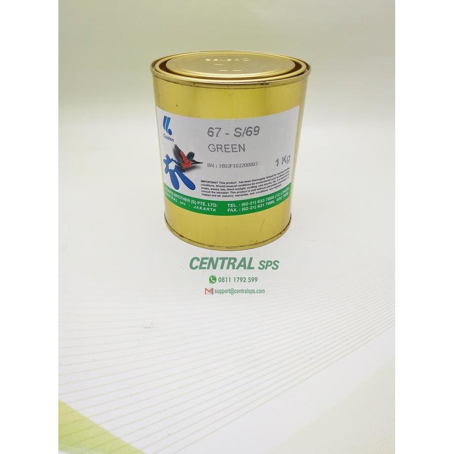 

tinta coates 67-S/69 green Kualitas Original