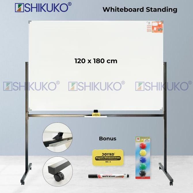 

papan tulis standing double face 120 x 180 Kualitas Original