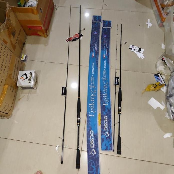 

Terlaris Joran Daido Egiking Hollow Carbon 662 Atau 862 Joran Ul Mancing Cumi