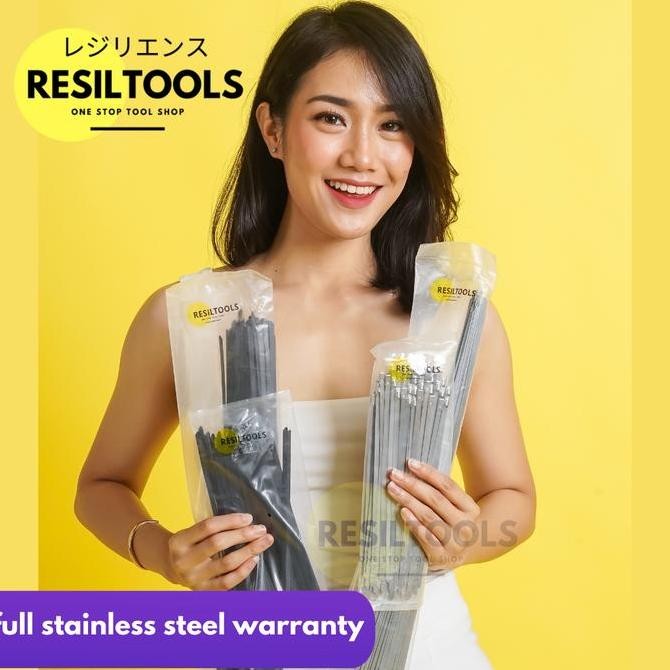 

Kabel Tis Stainless 50cm Cable Ties Zip Lock Stainless 500mm PerPack Kualitas Original