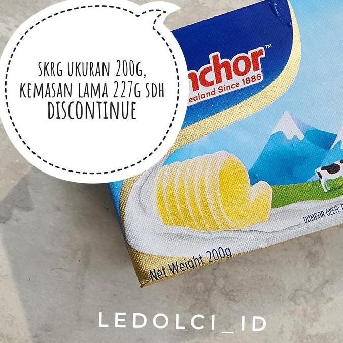 

[Ready/Spesial] Murah! Butter Anchor Salted 227 Gram Mentega Asin Anchor 227 Gram [Terlaris&Recommended]
