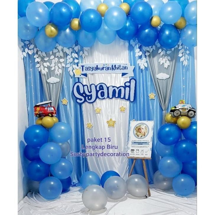 Paket Dekorasi Lengkap Acara Tasyakuran Khitan Aqiqah Tedak Siten Thday