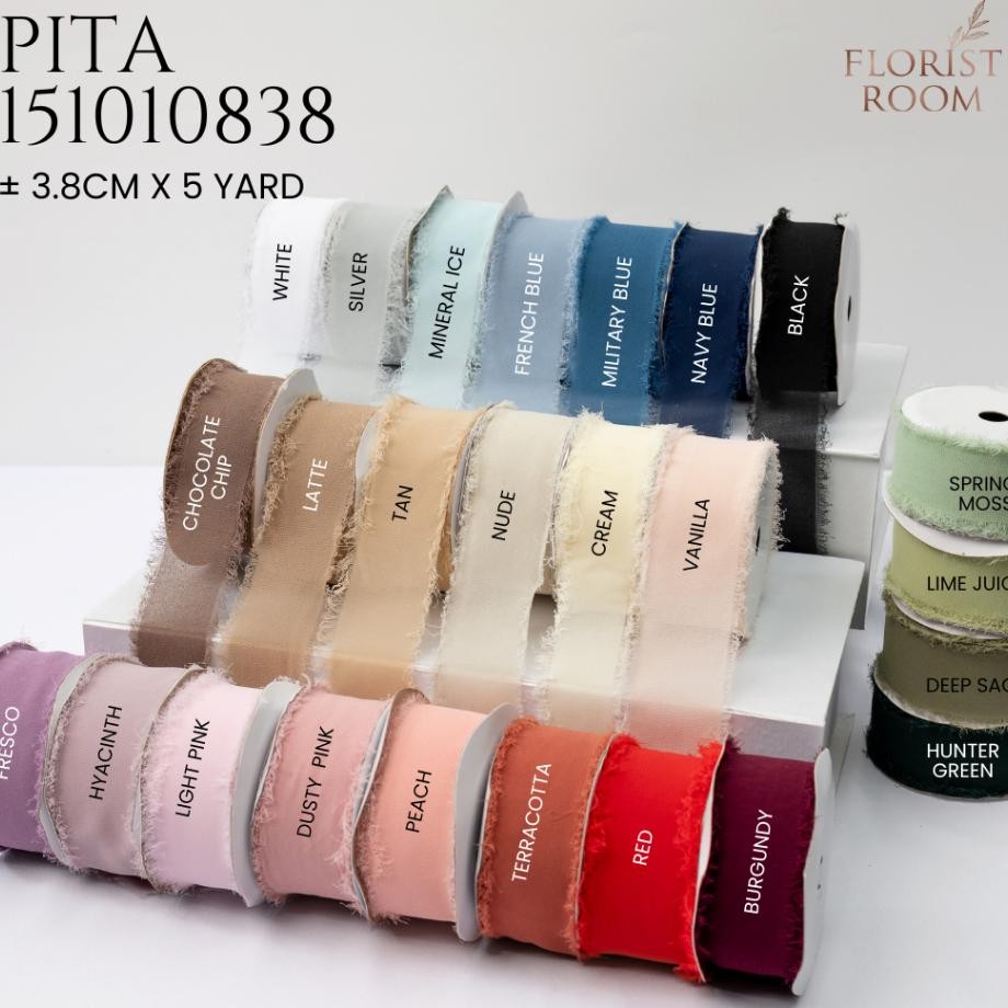 

Pita Silk Ribbon 1510138 3.8Cm X 5M Sisa Pak
