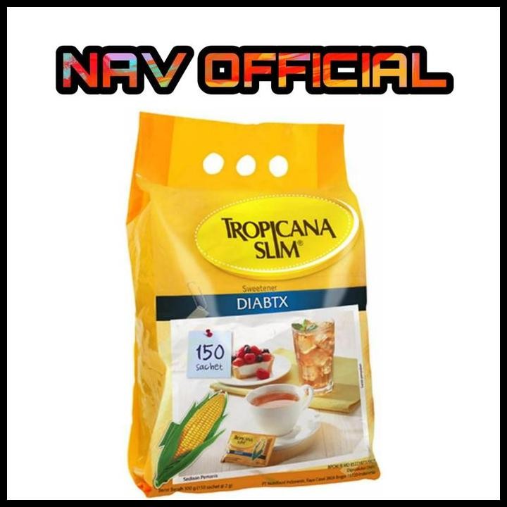 

Terlaris Tropicana Slim Sweetener Diabtx 150 Sachet Good Quality