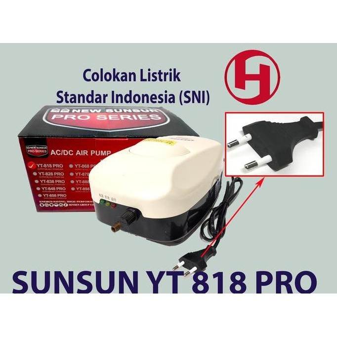 Yt 818 Aerator Acdc Pompa Udara Acdc Aquarium Kolam Ikan Koi