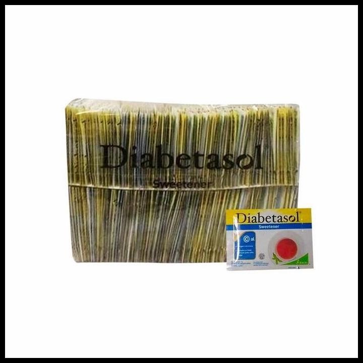 

Terlaris Sweetener Diabetasol Sachet 200 Gula Original (Nol Kalori) 1 Pack Good Quality