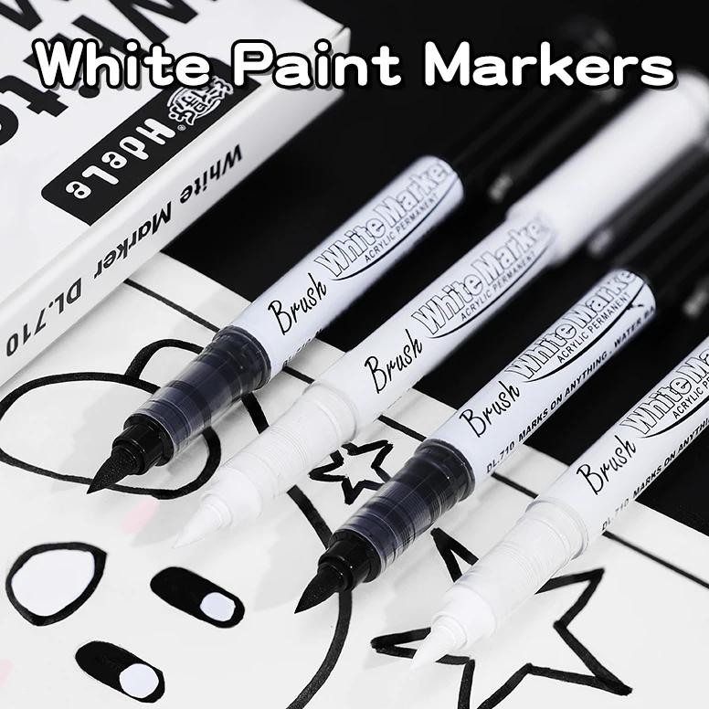 

Large Capacity Permanent Black/White Acrylic Paint Pen For Art Supplies, Fabric Paint, Markers For Diy Art