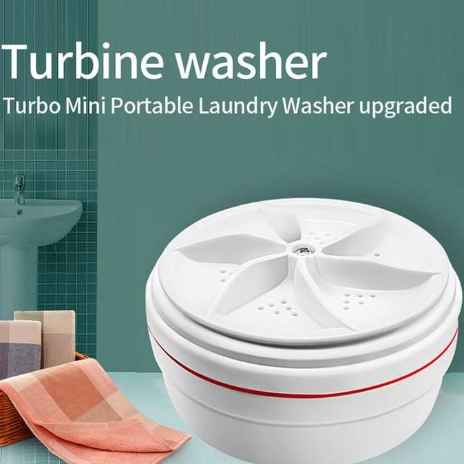 Tersedia Mesin Cuci Mini USB Bak Ember Portable Washing Machine Ultrasonic