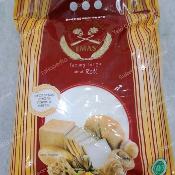 

Terlaris Cakra Kembar Emas Roti 5Kg Bogasari Pack Pabrik Gojek