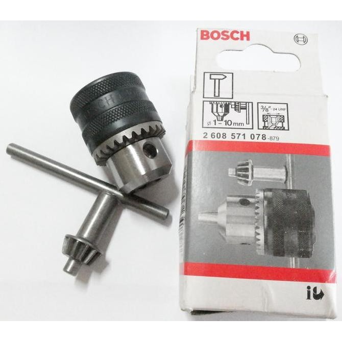 ------] Bosch Drill Chuck 1-10 mm / Bosch Kepala Bor 10 mm (2608571078)