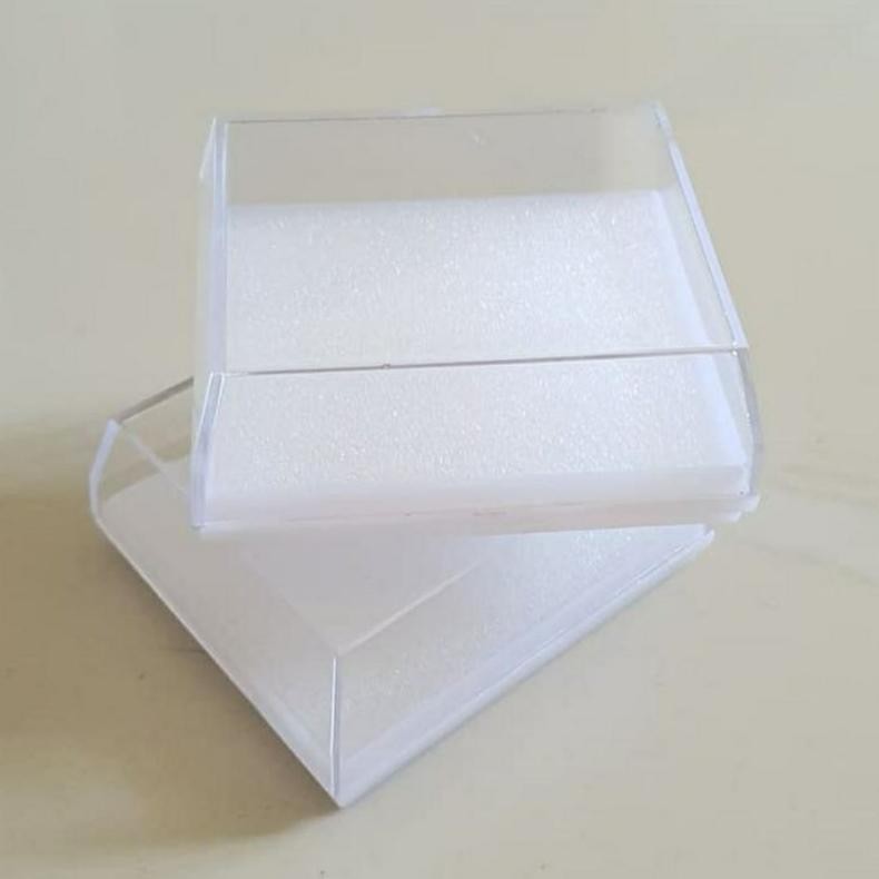 Er-23 Ve29 T-56 (Isi 12) Kotak / Box / Tempat Plastik Polos 7Cm Rosario Aksesoris Bros Perhiasan Sou