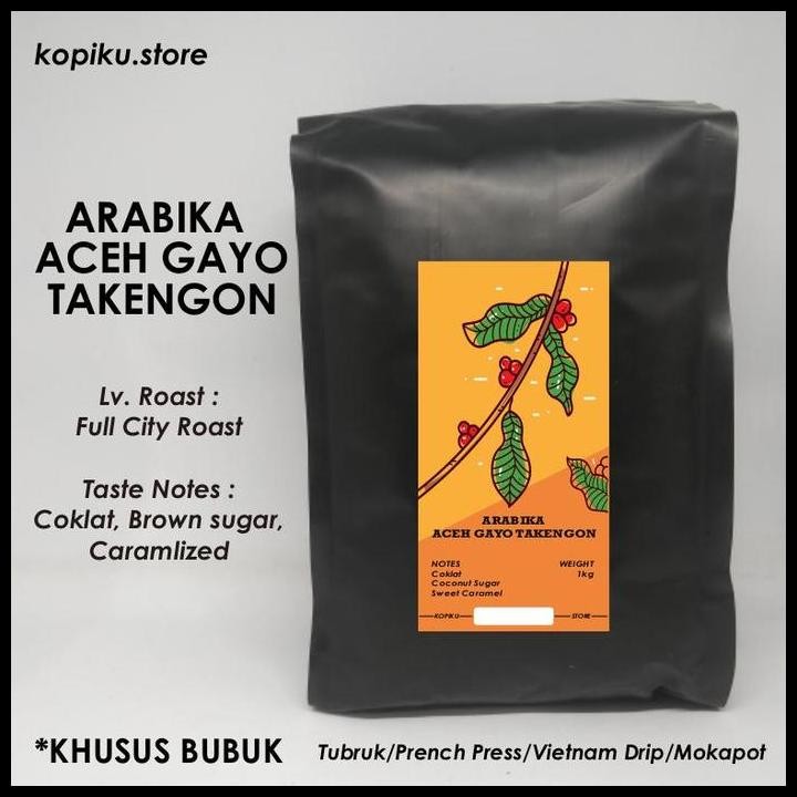 

Terlaris Kopi Bubuk Arabika Gayo 1 Kg (Takengon) Good Quality