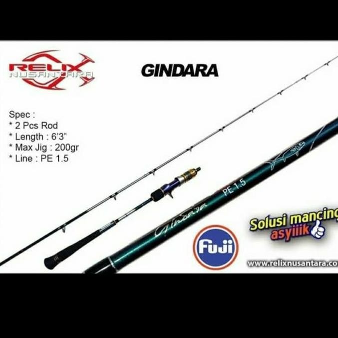 

Terlaris Joran Gindara Pe 1.5 Oh Slow Jigging Relix Nusantara