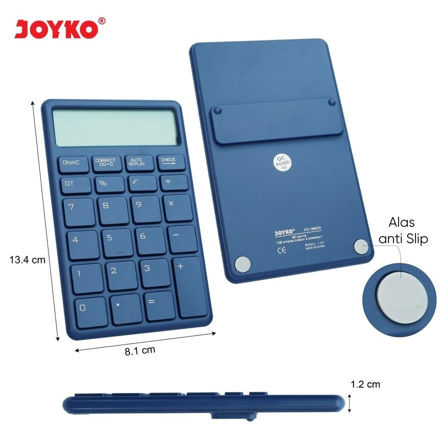 

Cuci Gudang Do86 Nld-1419 Kalkulator Check & Correct Joyko Cc-55Co - Calculator Desktop Color 12 Digit Berkualitas Premium
