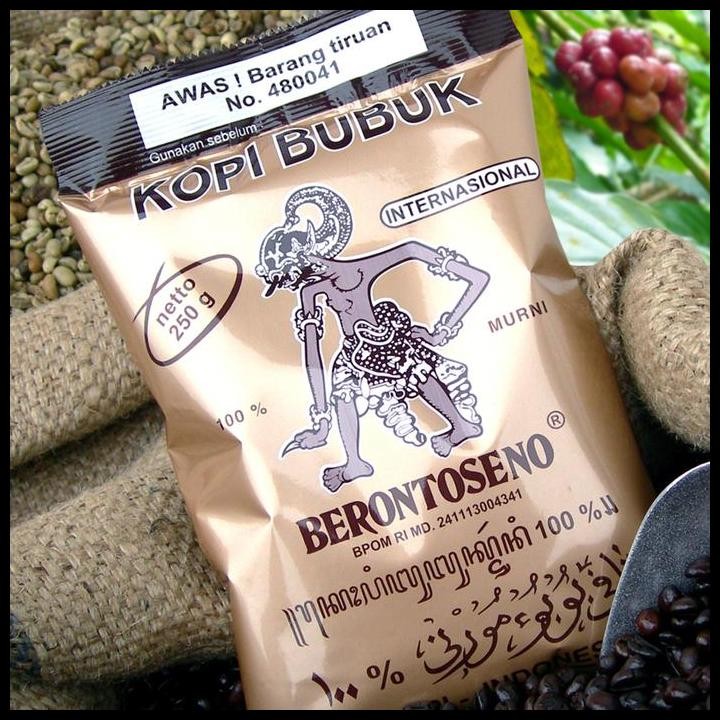 

Terlaris Kopi Bubuk Berontoseno Internasional 250 Gram - 100% Kopi Murni Good Quality