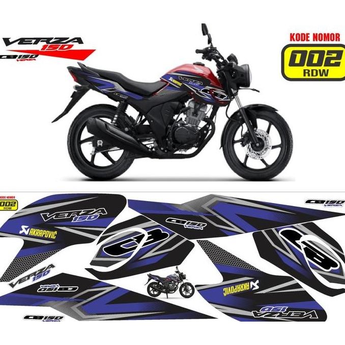 STIKER VERZA CB 150  VARIASI MONSTER STICKER MOTOR DECAL STRIPING  LIS MODIF MOTORCYCLE
