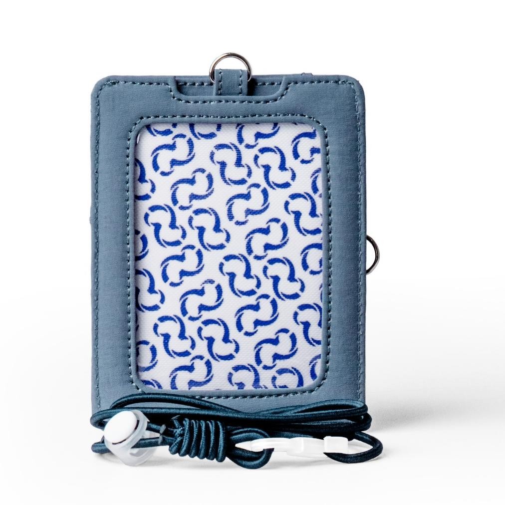 

LINDU Wallts Orient Steel Blue -Lanyard Name Tag IdCard Pria Wanita Portrait/vertikal Landscape/horizontal