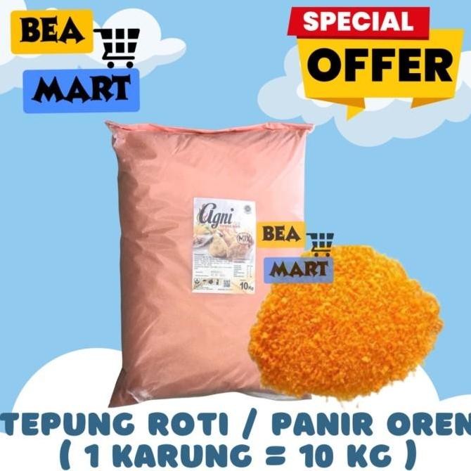 

Murah Tepung Roti Agni Oren 10Kg | Tepung Panir / Panko Bread Crumb Breadcrumb Orange 10 Kg