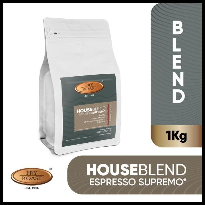 

Terlaris Kopi House Blend Espresso Supremo 1 Kg Biji Dan Bubuk Good Quality