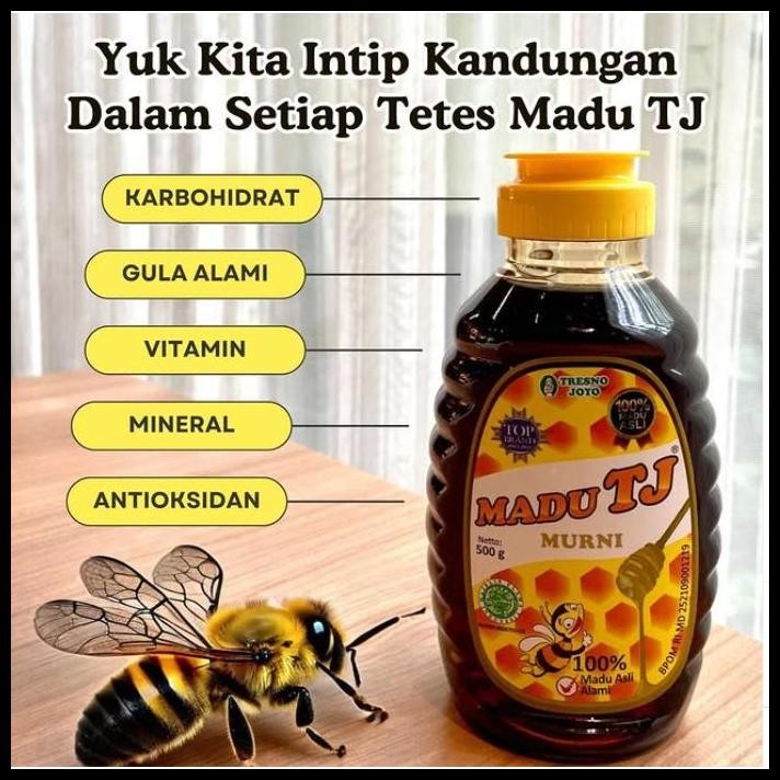 

Terlaris Madu Tj Murni 500Gr / Madu Tresnojoyo / Madu Murni /Bebiber Good Quality
