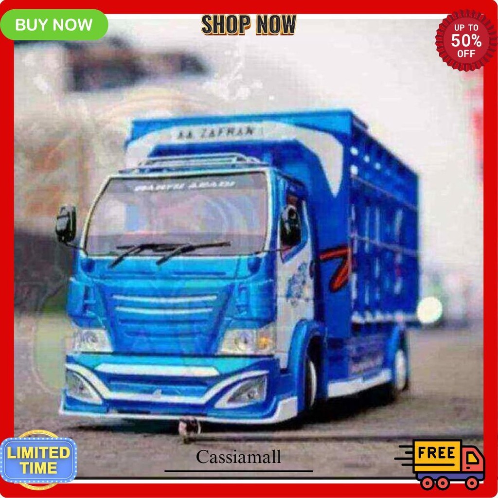 Promo Miniatur Truk Trek Oleng Terbaru Wahyu Abadi Warna Biru Kendaraan Mobil Mobilan Mainan Anak Ja