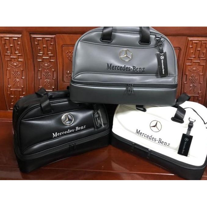 // Mercedes Tour Performance Classic Boston Bag - Tas Duffle Bag Elegant